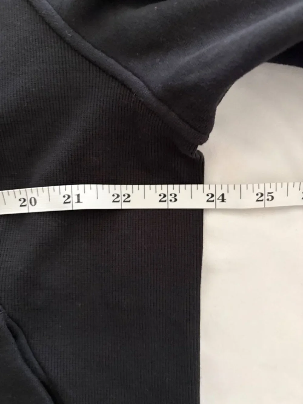 Lululemon Scuba Black Hip Length Oversized Crewneck Sweatshirt Size M/L